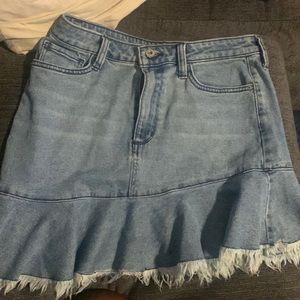 Arizona jeans co light dark blue skirt